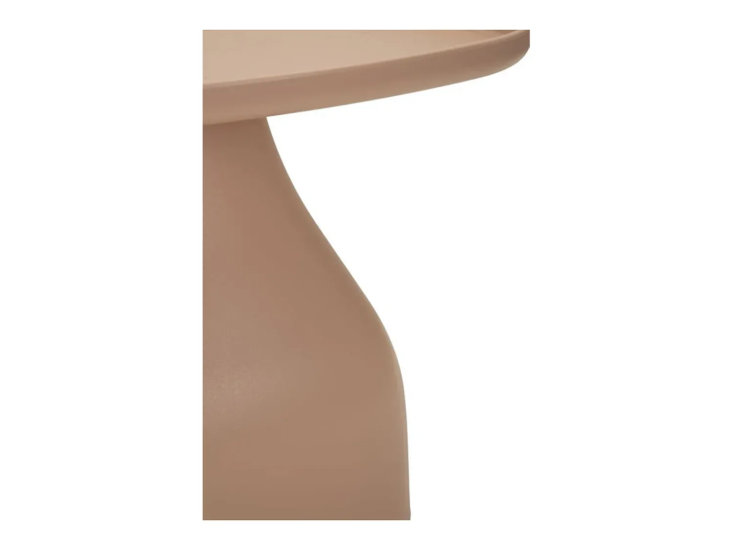 Mesa De Centro| Mesa de Centro VKH710, Cor-de-rosa, 38x48x48 cm, Kendra Home Rosa claro