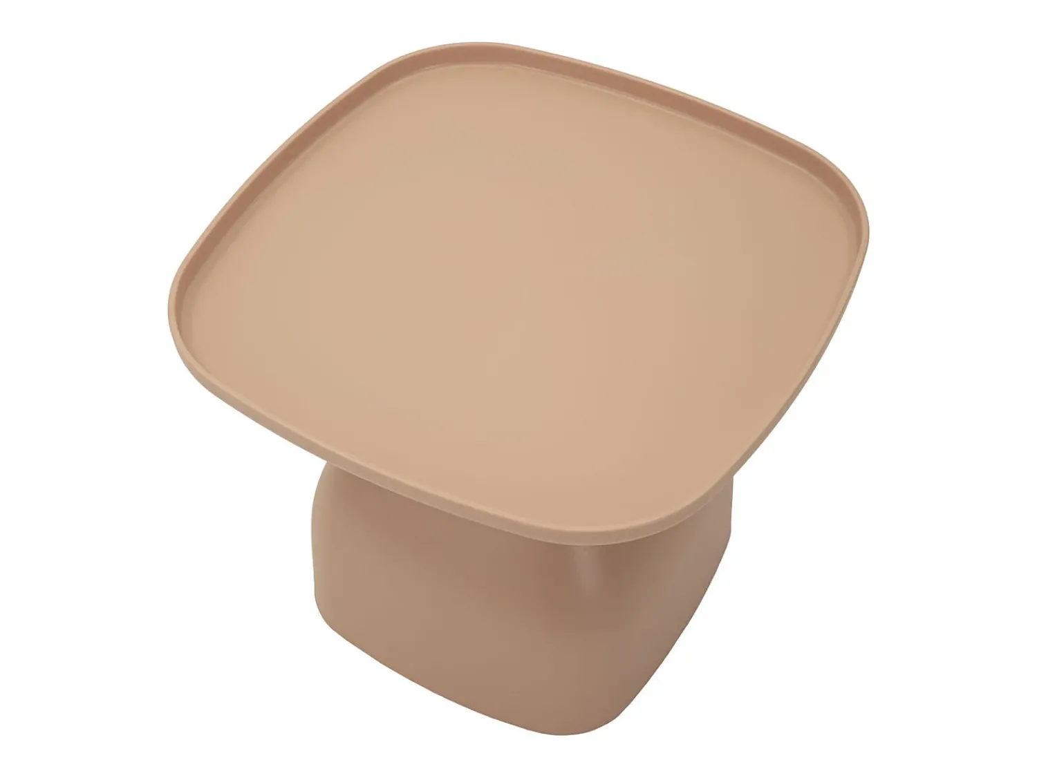 Mesa De Centro| Mesa de Centro VKH710, Cor-de-rosa, 38x48x48 cm, Kendra Home Rosa claro