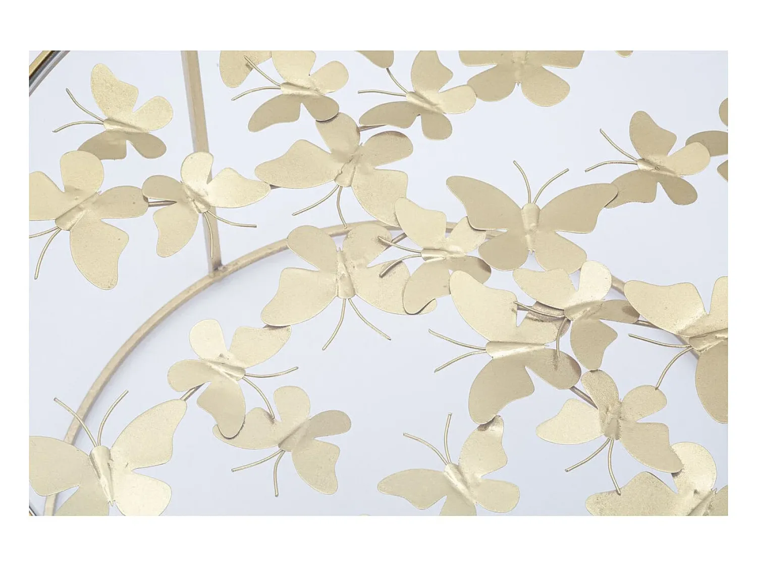 Mesa de Centro VKH559, Ouro, 60x60x40,5 cm, Kendra Home^ Mesa De Centro