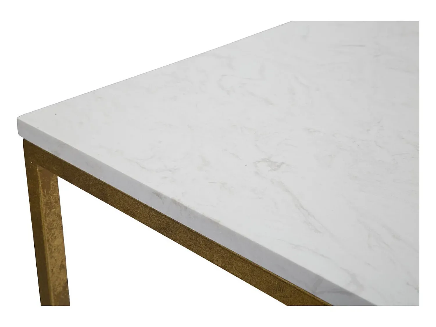 Mesa de Centro VKH536, Ouro, 47x47x60 cm, Kendra Home^ Mesa De Apoio