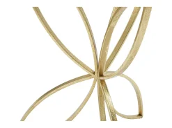 Mesa De Apoio| Mesa de Centro VKH569, Ouro, 35x35x60 cm, Kendra Home Dourado