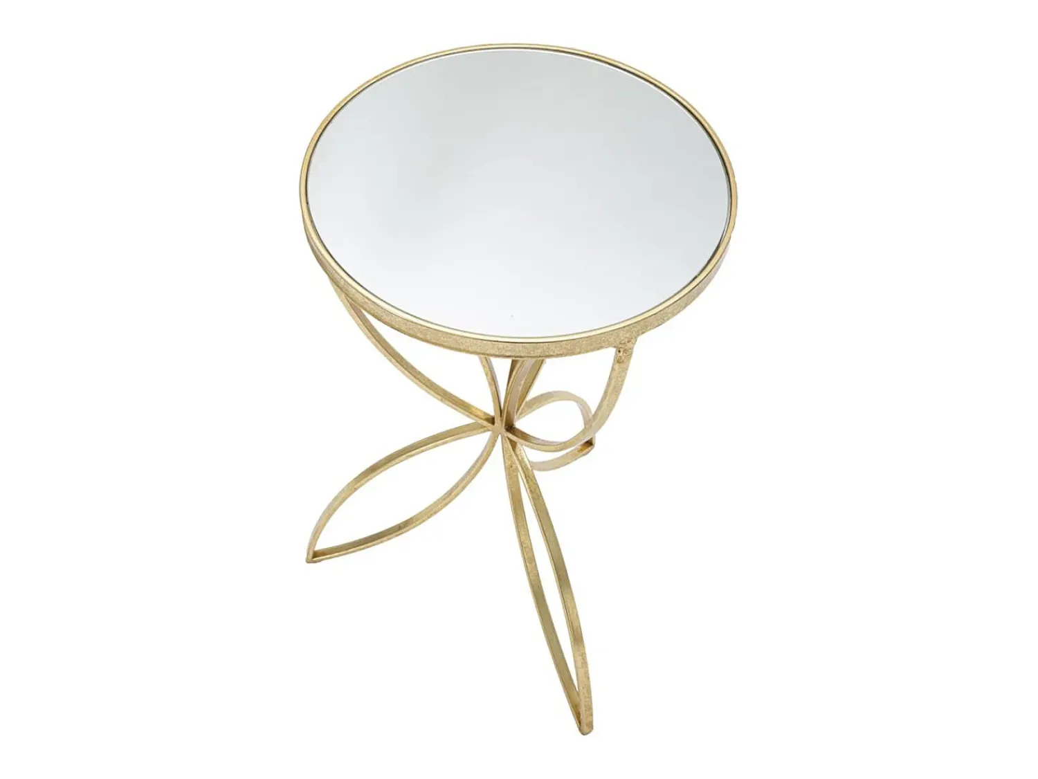 Mesa De Apoio| Mesa de Centro VKH569, Ouro, 35x35x60 cm, Kendra Home Dourado