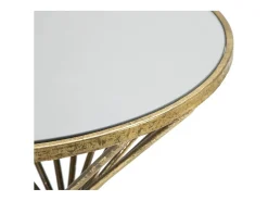 Discount Mesa de Centro VKH549, Ouro, 42x42x50 cm, Kendra Home Dourado