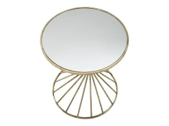 Discount Mesa de Centro VKH549, Ouro, 42x42x50 cm, Kendra Home Dourado
