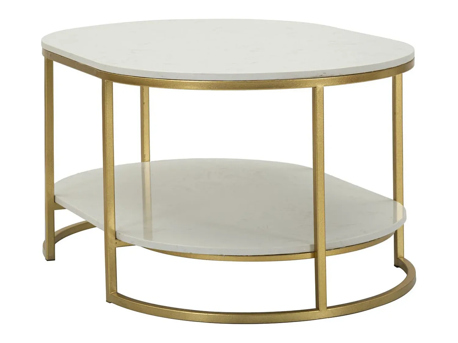 Sale Mesa de Centro VKH791, Ouro, 90x60x45 cm, Kendra Home Dourado