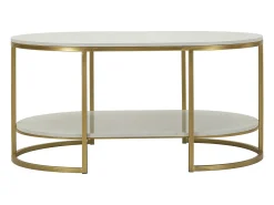 Sale Mesa de Centro VKH791, Ouro, 90x60x45 cm, Kendra Home Dourado