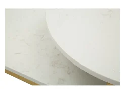 Mesa De Centro* Mesa de Centro VKH792, Ouro, 90x50x50 cm, Kendra Home Dourado