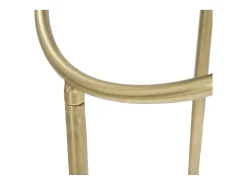 Clearance Mesa de Centro VKH593, Ouro, 40x40x80 cm, Kendra Home Preto