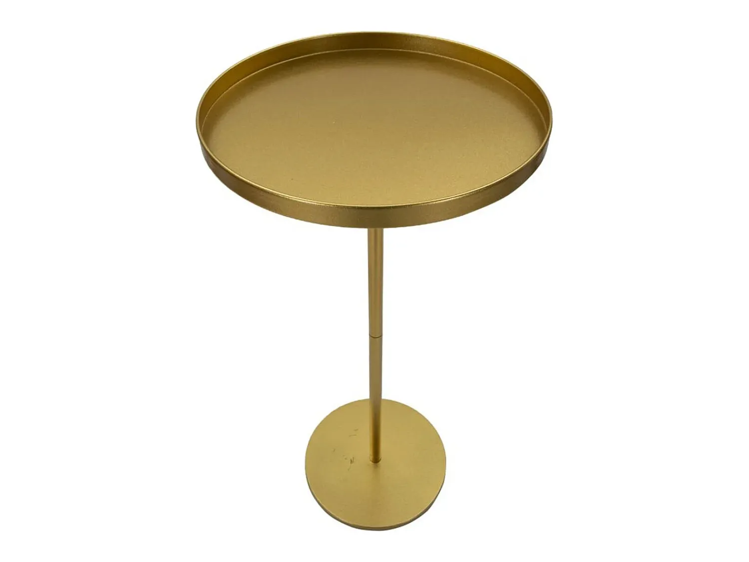 Mesa de Centro VKH578, Ouro, 51x51x100 cm, Kendra Home Dourado