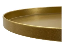 Mesa de Centro VKH578, Ouro, 51x51x100 cm, Kendra Home Dourado