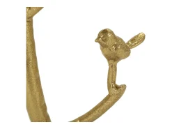 Mesa De Apoio| Mesa de Centro VKH801, Ouro, 38x38x60 cm, Kendra Home Dourado