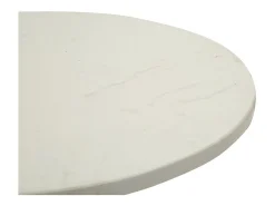 Mesa de Centro VKH532, Prata, 37,5x37,5x58 cm, Kendra Home^ Mesa De Apoio