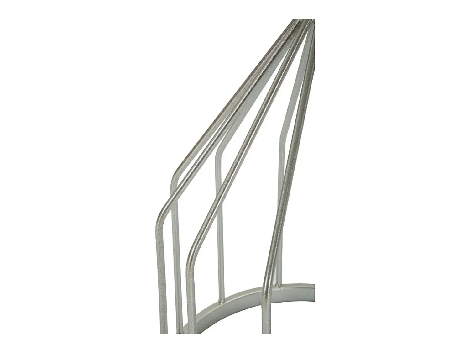 Mesa de Centro VKH532, Prata, 37,5x37,5x58 cm, Kendra Home^ Mesa De Apoio