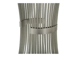 Mesa de Centro VKH581, Prata, 50x50x100 cm, Kendra Home^ Mesa De Apoio