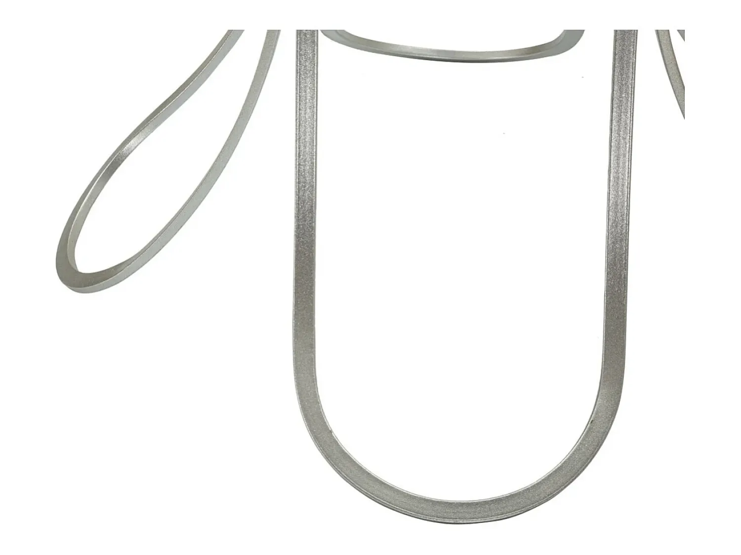Mesa De Apoio| Mesa de Centro VKH564, Prata, 56x56x68 cm, Kendra Home Prateado