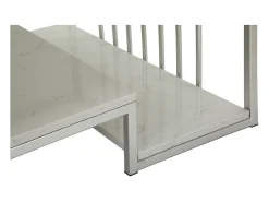 Mesa de Centro VKH790, Prata, 90x45x60 cm, Kendra Home^ Mesa De Centro