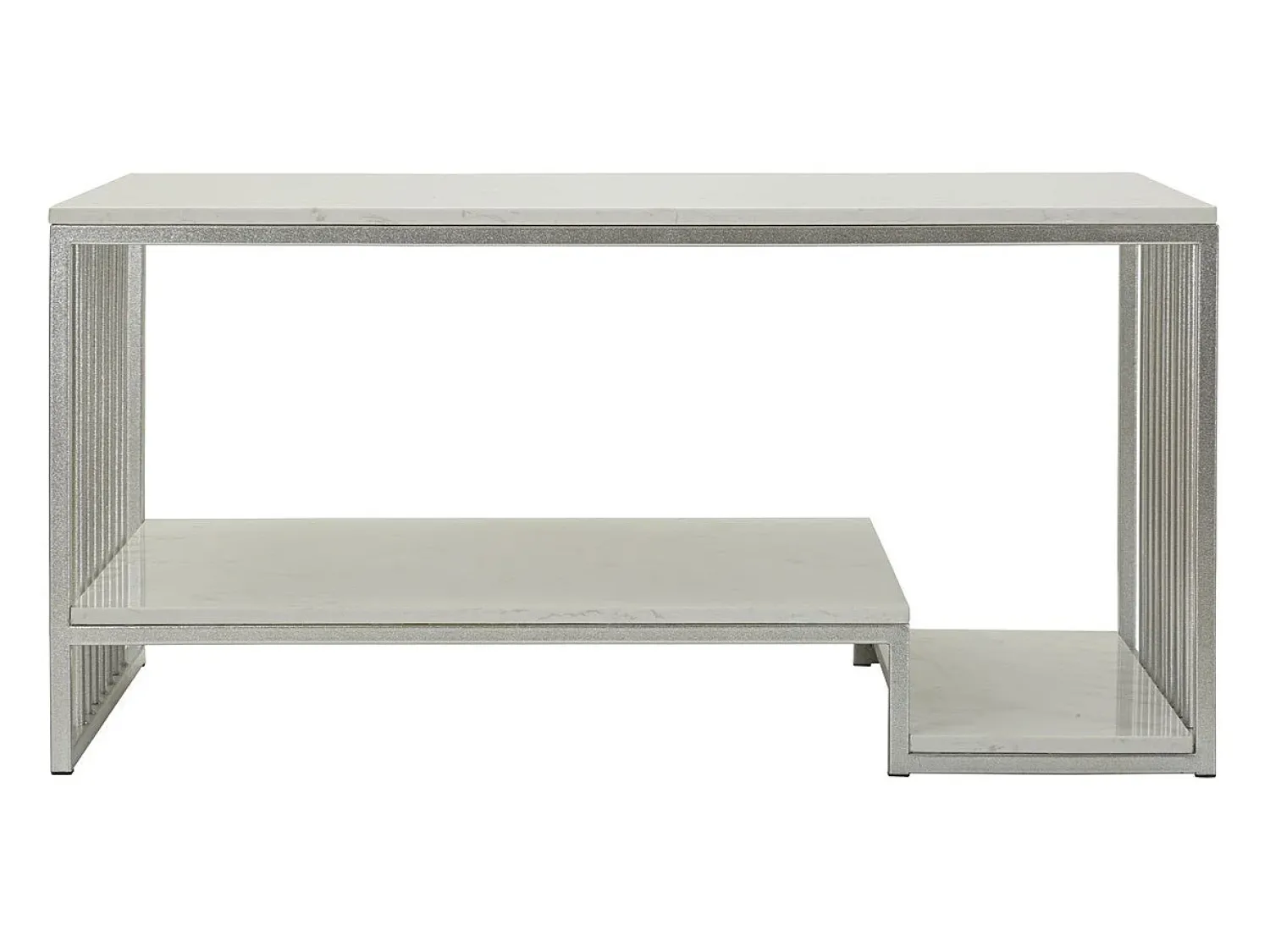Mesa de Centro VKH790, Prata, 90x45x60 cm, Kendra Home^ Mesa De Centro