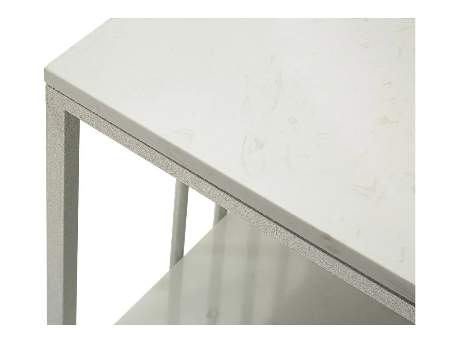 Mesa de Centro VKH790, Prata, 90x45x60 cm, Kendra Home^ Mesa De Centro
