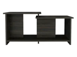 TuHome Mesa de centro Wema em melamina, com arrumação aberta, 41.91 cm X 89 cm X 53 cm , / Prata^ Mesa De Centro