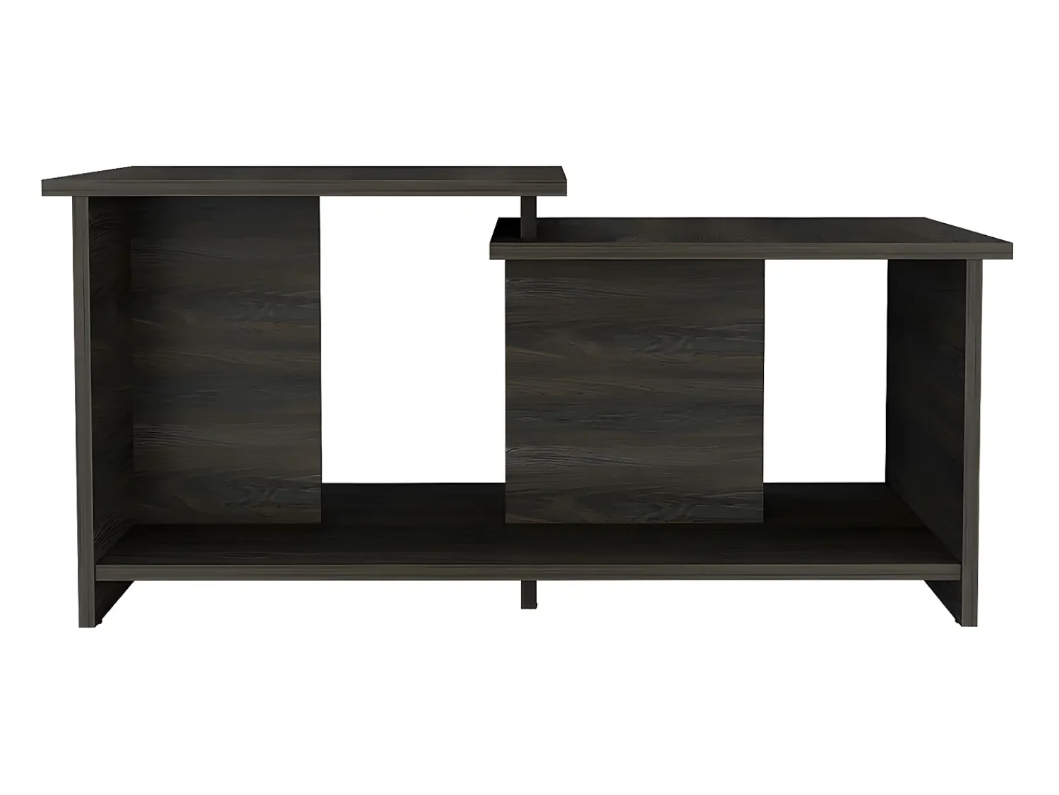 TuHome Mesa de centro Wema em melamina, com arrumação aberta, 41.91 cm X 89 cm X 53 cm , / Prata^ Mesa De Centro