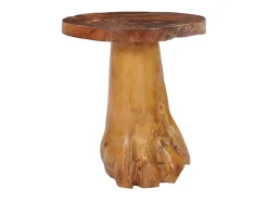 Mesa De Centro| Mesa de centro 40x40 cm madeira de teca maciça PT665454 Castanho