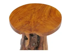 Mesa De Centro| Mesa de centro 40x40 cm madeira de teca maciça PT665454 Castanho