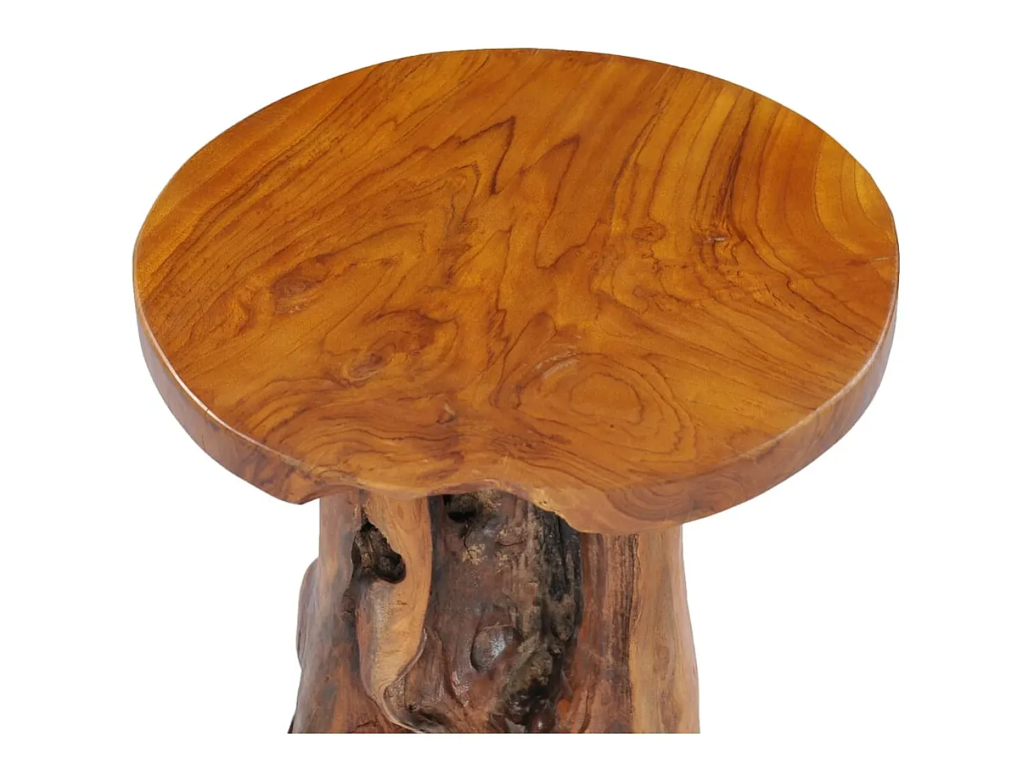Mesa De Centro| Mesa de centro 40x40 cm madeira de teca maciça PT665454 Castanho