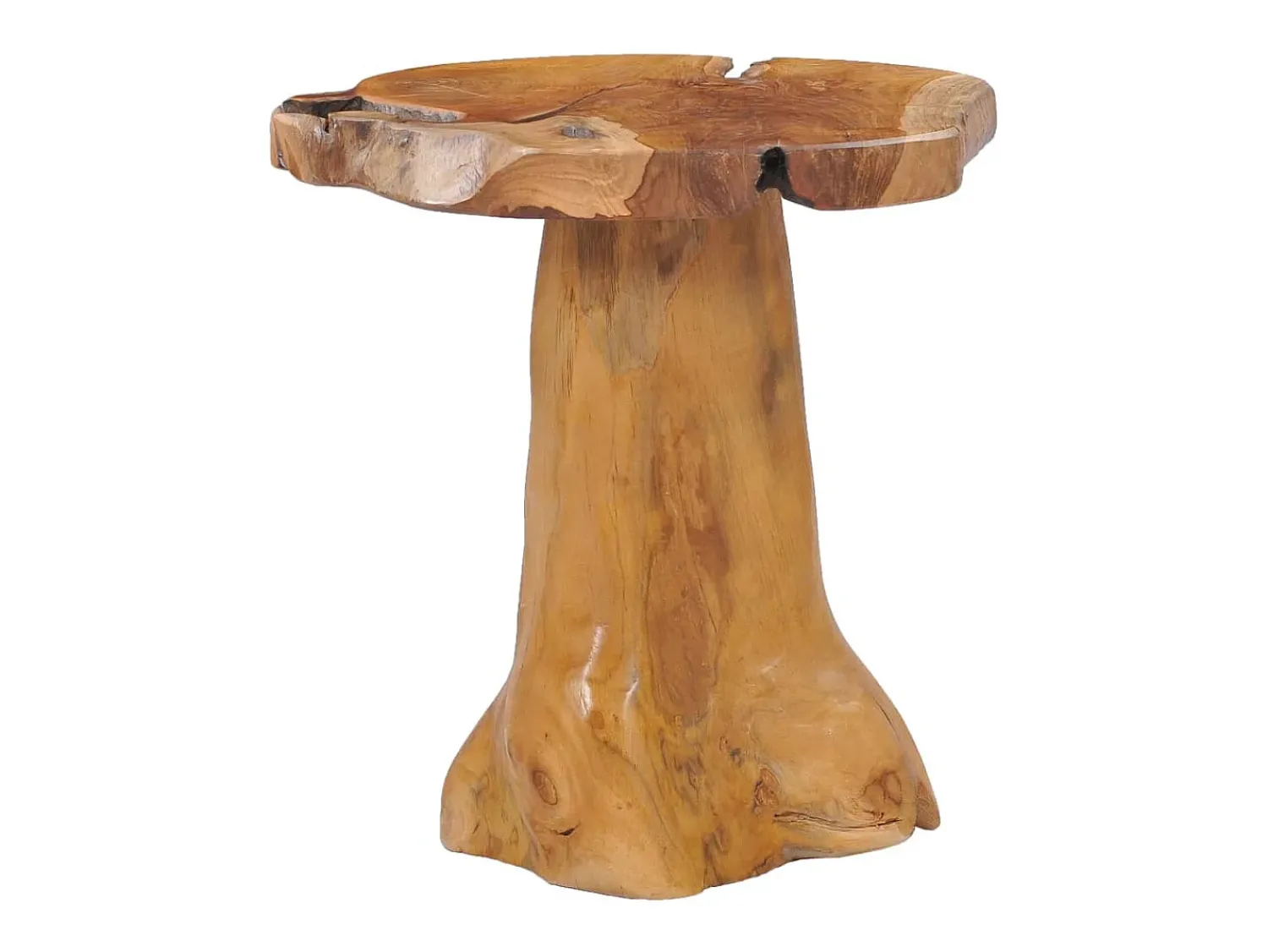 Mesa De Centro*vidaxl Mesa de centro 40x40 cm madeira de teca maciça Natural claro