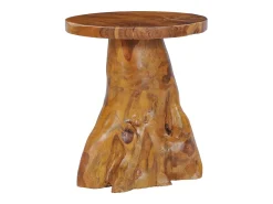 Mesa De Centro*vidaxl Mesa de centro 40x40 cm madeira de teca maciça Natural claro