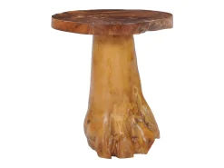 Mesa De Centro*vidaxl Mesa de centro 40x40 cm madeira de teca maciça Natural claro