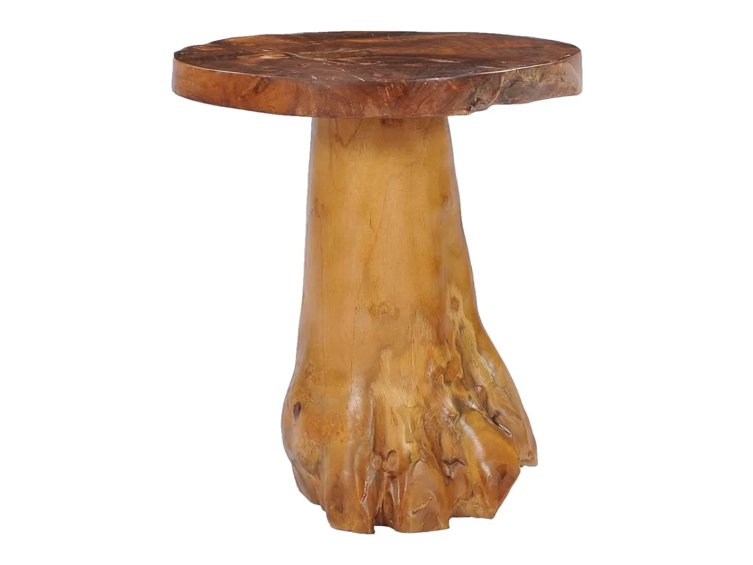 Mesa De Centro*vidaxl Mesa de centro 40x40 cm madeira de teca maciça Natural claro