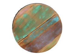 Online Mesa de centro 53x43 cm madeira recuperada maciça PT347033 Castanho