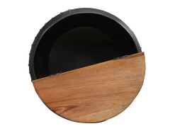 Online Mesa de centro 53x43 cm madeira recuperada maciça PT347033 Castanho