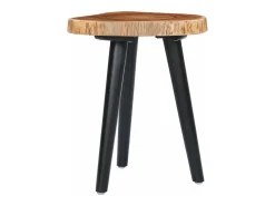 Mesa De Centro|vidaxl Mesa de centro 40x45 cm madeira de teca maciça Natural claro