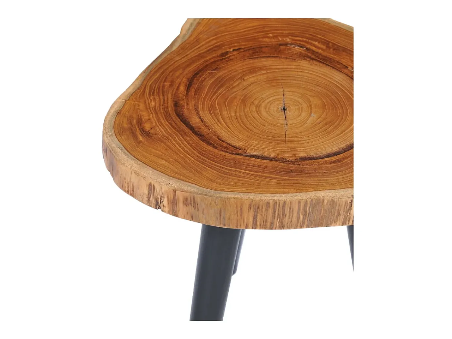 Mesa De Centro* Mesa de centro 40x45 cm madeira de teca maciça PT667741 Castanho