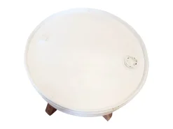 Mesa De Centro| Mesa de centro 60x45 cm madeira recuperada maciça PT203056 Branco