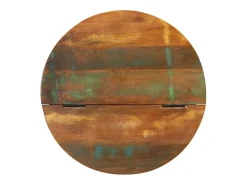 vidaxl Mesa de centro 50x27 cm madeira recuperada maciça^ Mesa De Centro
