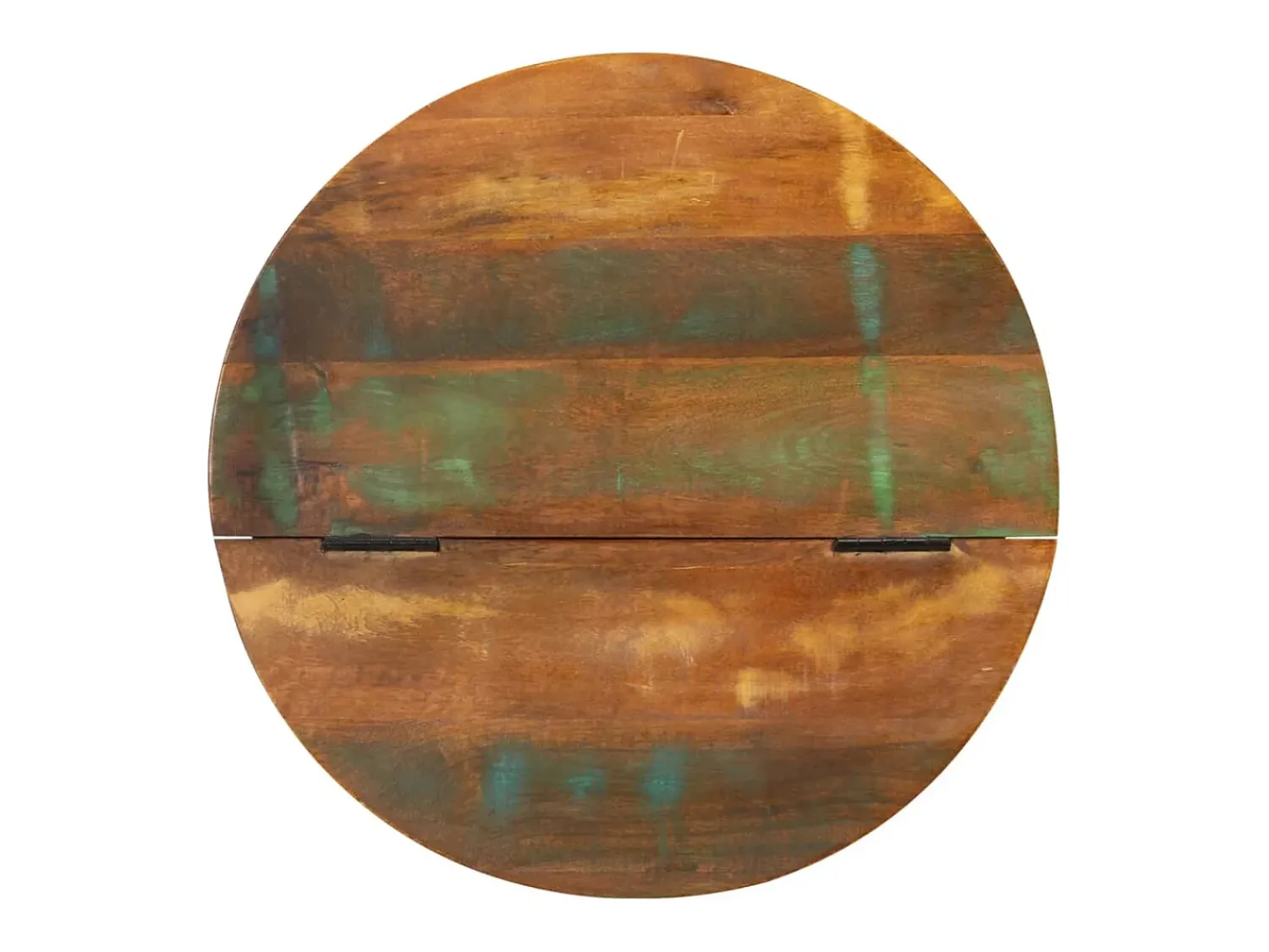 vidaxl Mesa de centro 50x27 cm madeira recuperada maciça^ Mesa De Centro