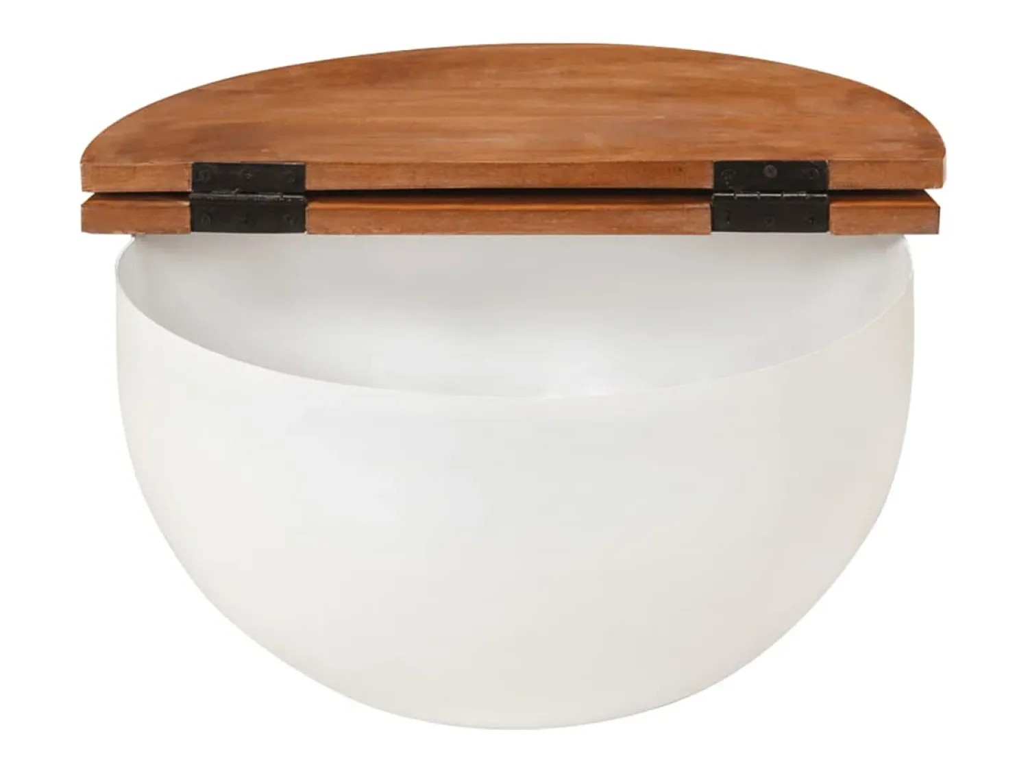 vidaxl Mesa de centro 50x27 cm madeira recuperada maciça^ Mesa De Centro