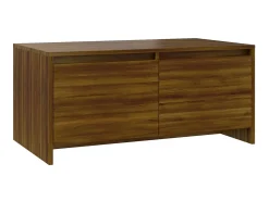 Mesa De Centro* Mesa de centro 90x50x41,5 aglomerado cor carvalho PT219341 Castanho