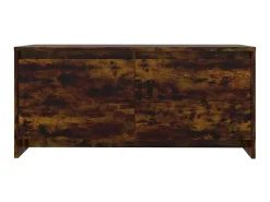 Mesa De Centro* Mesa de centro 90x50x41,5 aglomerado cor carvalho fumado PT135420 Castanho