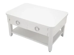Mesa De Centro| MESA DE CENTRO 90X60X47 CM Branco