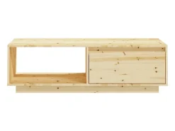 Mesa de centro 110x50x33,5 cm abeto maciço PT856744^ Mesa De Centro