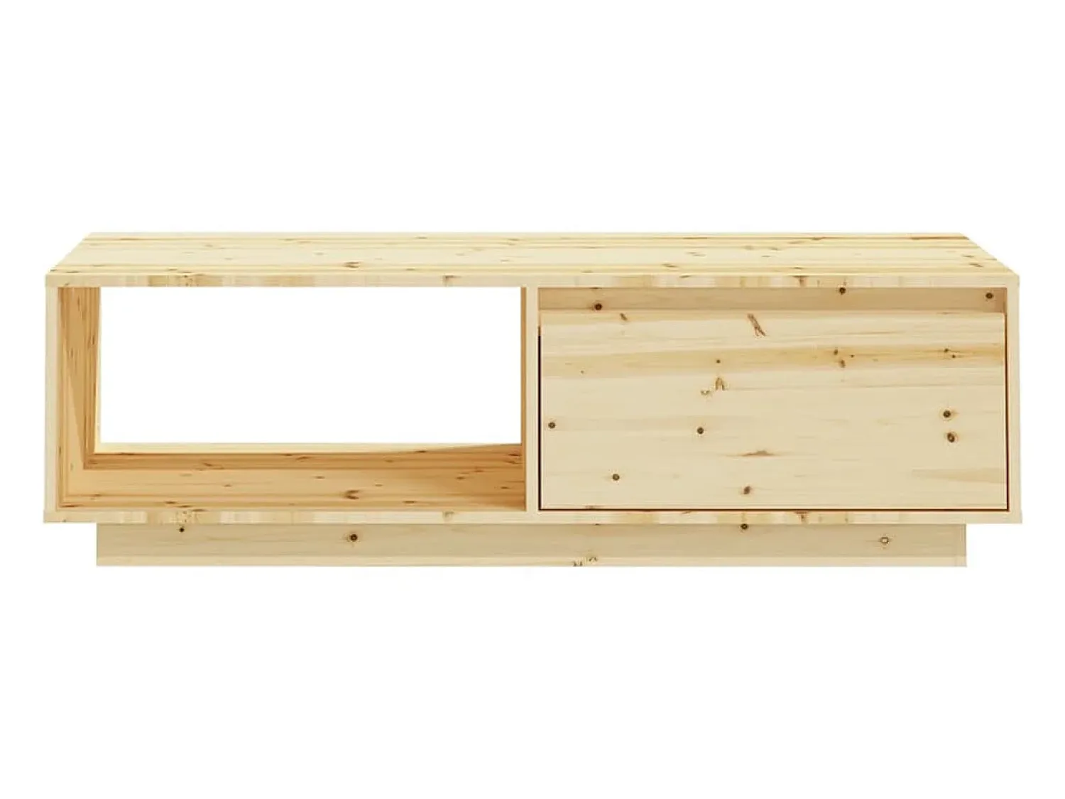 Mesa de centro 110x50x33,5 cm abeto maciço PT856744^ Mesa De Centro