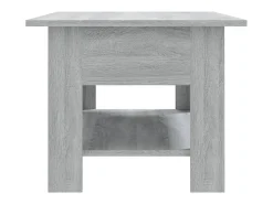 Mesa De Centro| Mesa de centro 102x55x42 cm aglomerado cor sonoma PT451051 Cinzento