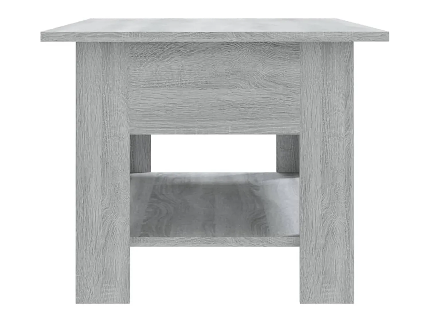 Mesa De Centro| Mesa de centro 102x55x42 cm aglomerado cor sonoma PT451051 Cinzento
