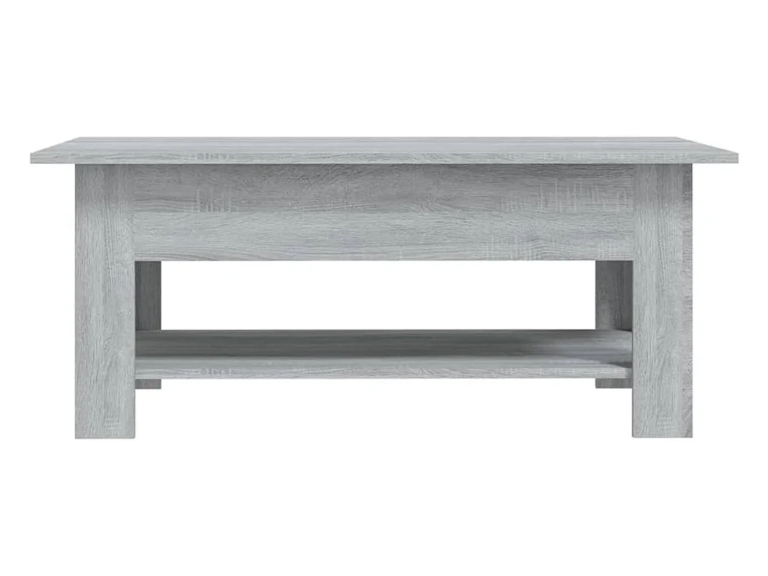 Mesa De Centro| Mesa de centro 102x55x42 cm aglomerado cor sonoma PT451051 Cinzento