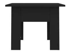 Mesa De Apoio| Mesa de centro 55x55x42 cm aglomerado PT747877 Preto