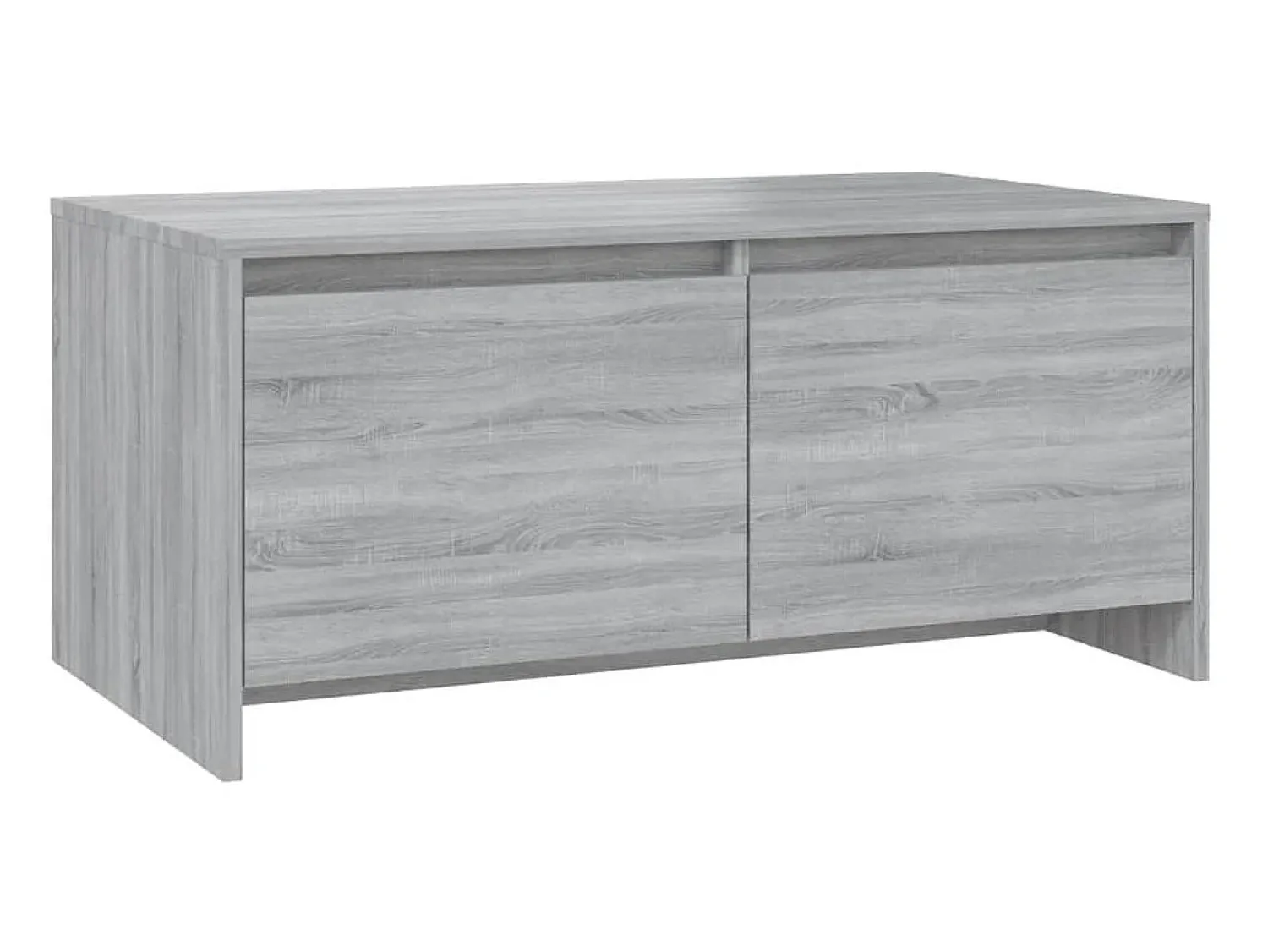 Mesa De Centro| Mesa de centro 90x50x41,5 cm aglomerado cor sonoma PT809255 Cinzento
