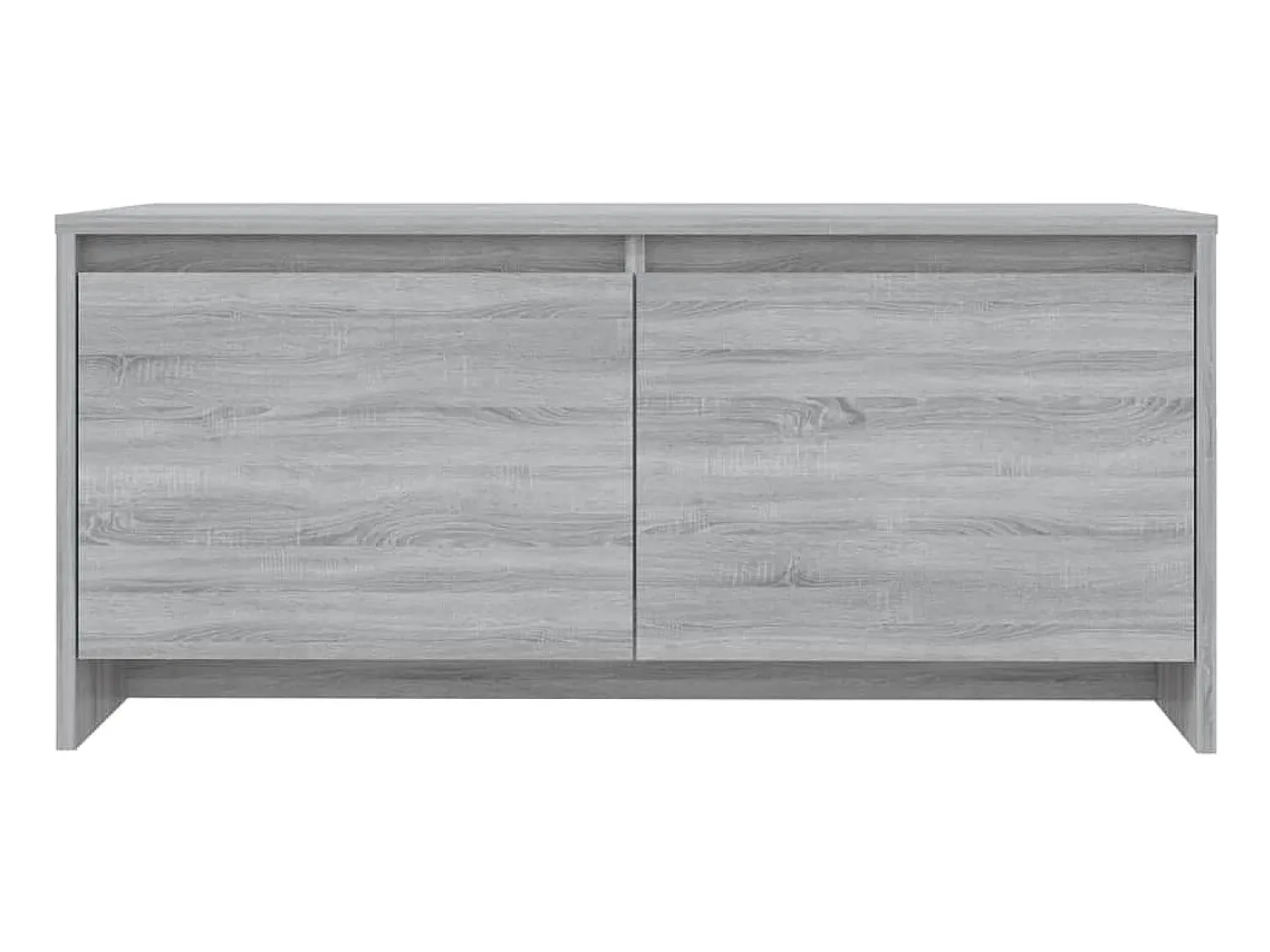 Mesa De Centro| Mesa de centro 90x50x41,5 cm aglomerado cor sonoma PT809255 Cinzento